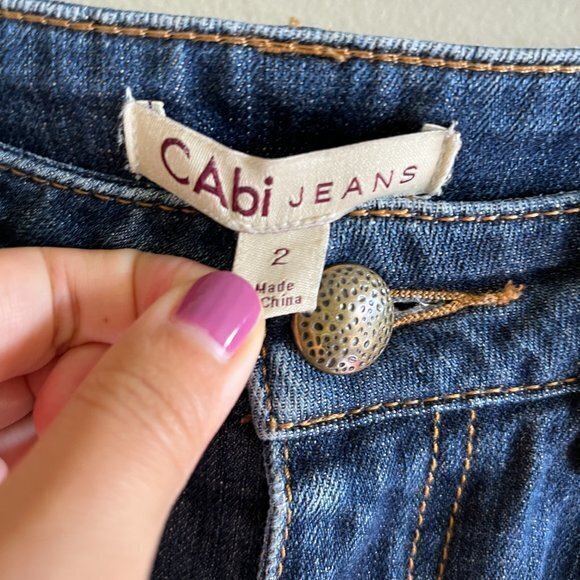 CAbi Baby Bootcut Jeans Style 967R Womens Size 2‎ Blue Denim Pants - Picture 4 of 9